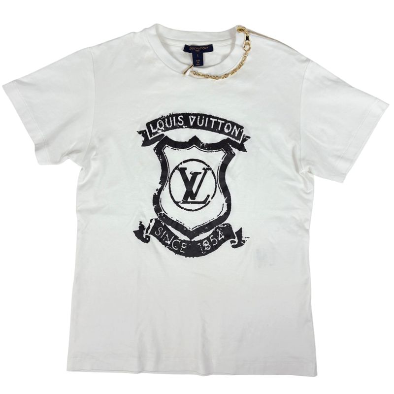 Louis Vuitton Logo Short Sleeve T-Shirt Uol Top