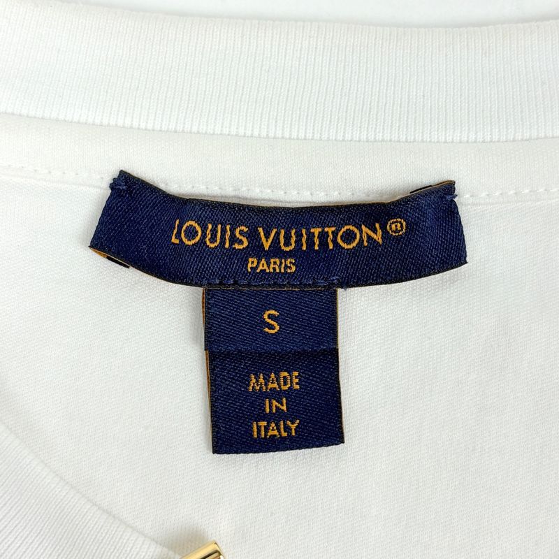 Louis Vuitton Logo Short Sleeve T-Shirt Uol Top