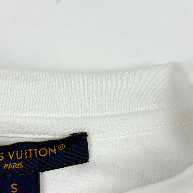 Louis Vuitton Logo Short Sleeve T-Shirt Uol Top