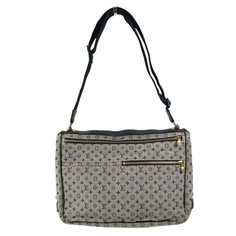 Louis Vuitton Shoulder Bag Sac Maman Monogram Mini Canvas Navy