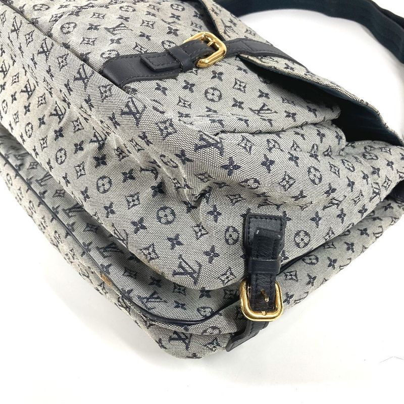 Louis Vuitton Shoulder Bag Sac Maman Monogram Mini Canvas Navy