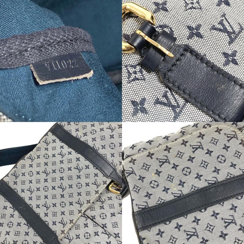 Louis Vuitton Shoulder Bag Sac Maman Monogram Mini Canvas Navy