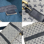 Louis Vuitton Shoulder Bag Sac Maman Monogram Mini Canvas Navy