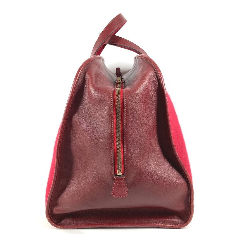 Hermes Boston Bag Hoodie Felt Red