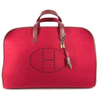 Hermes Boston Bag Hoodie Felt Red