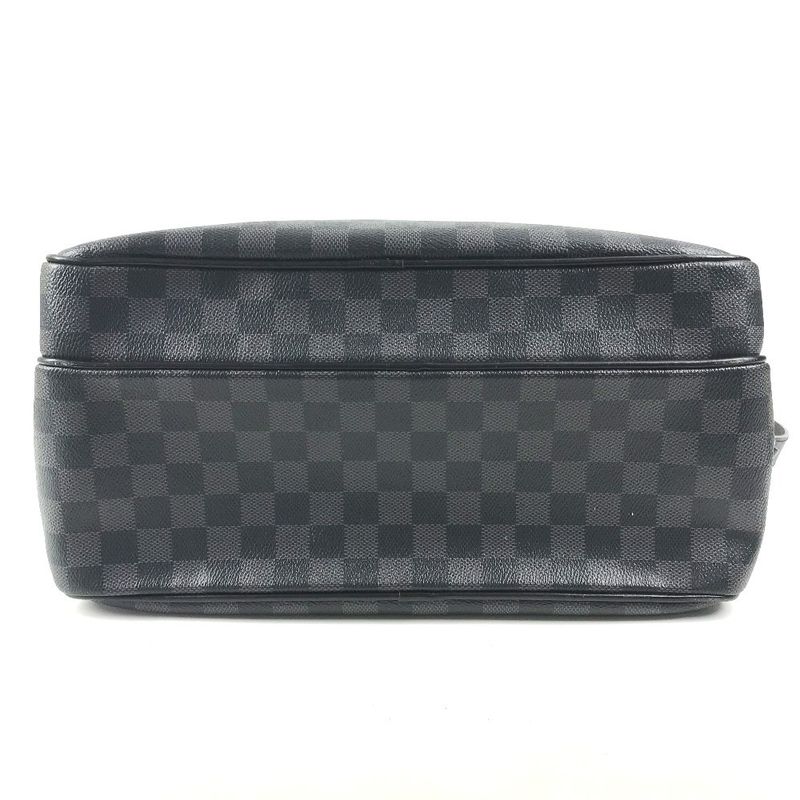 Louis Vuitton Shoulder Bag Io Damier Graphite Canvas Black