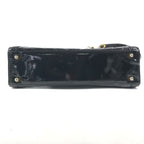 Chanel Shoulder Bag Stitch 2-Way Coco Ball CC Logo Patent Black