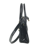 Chanel Shoulder Bag Stitch 2-Way Coco Ball CC Logo Patent Black