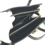 Chanel Shoulder Bag Stitch 2-Way Coco Ball CC Logo Patent Black