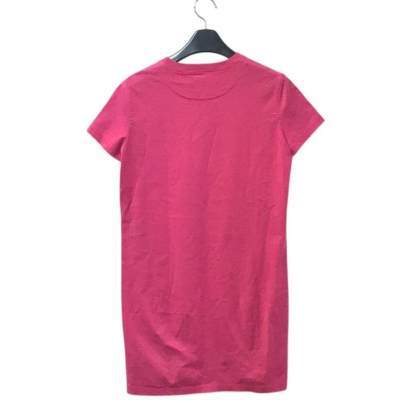 Hermes Dress Embroidered Mosaic Logo Pocket Cotton Pink