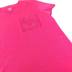 Hermes Dress Embroidered Mosaic Logo Pocket Cotton Pink