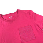 Hermes Dress Embroidered Mosaic Logo Pocket Cotton Pink