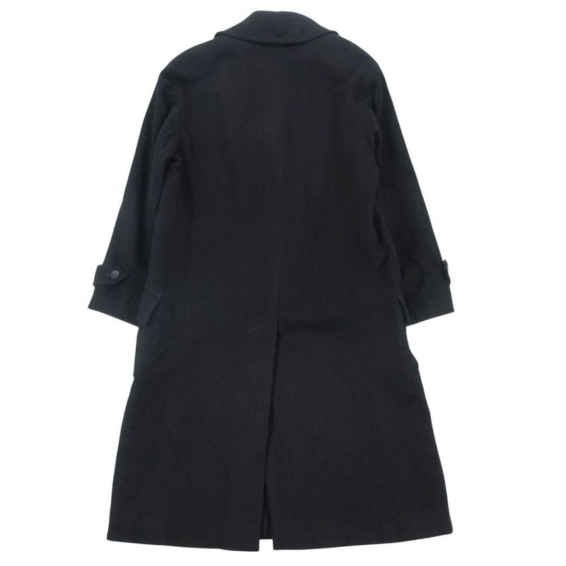 Chanel Vintage Cashmere Long Coat Jacket Double Breasted 38