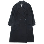 Chanel Vintage Cashmere Long Coat Jacket Double Breasted 38