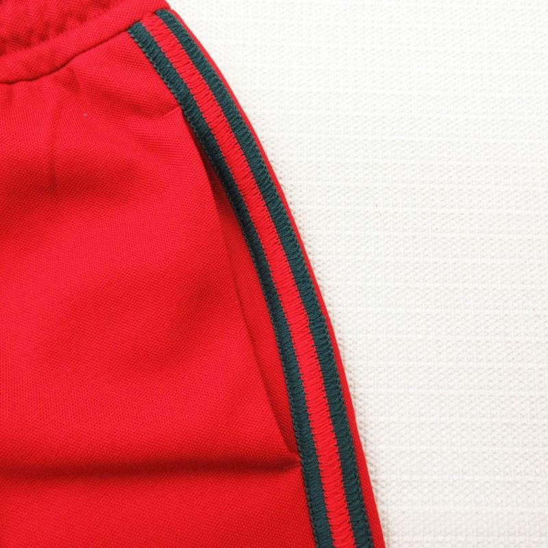 Gucci Track Pants Logo Cherry Pique Sideline Jersey Red