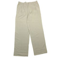 Versace Vintage Gianni Silk Trousers Pants 3 Tuck 52 XL Beige