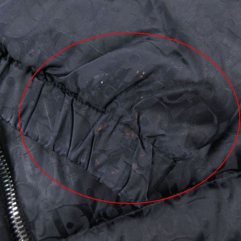 Dior Down Jacket Nylon 48 L Black
