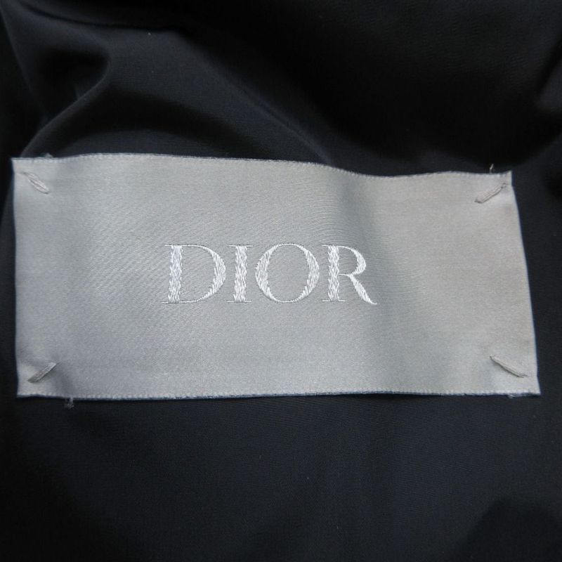Dior Down Jacket Nylon 48 L Black