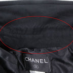 Chanel Vintage Cashmere Long Coat Jacket Double Breasted 38