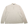 Versace Vintage Gianni Gurka Logo Knit Polo Shirt Long Sleeve