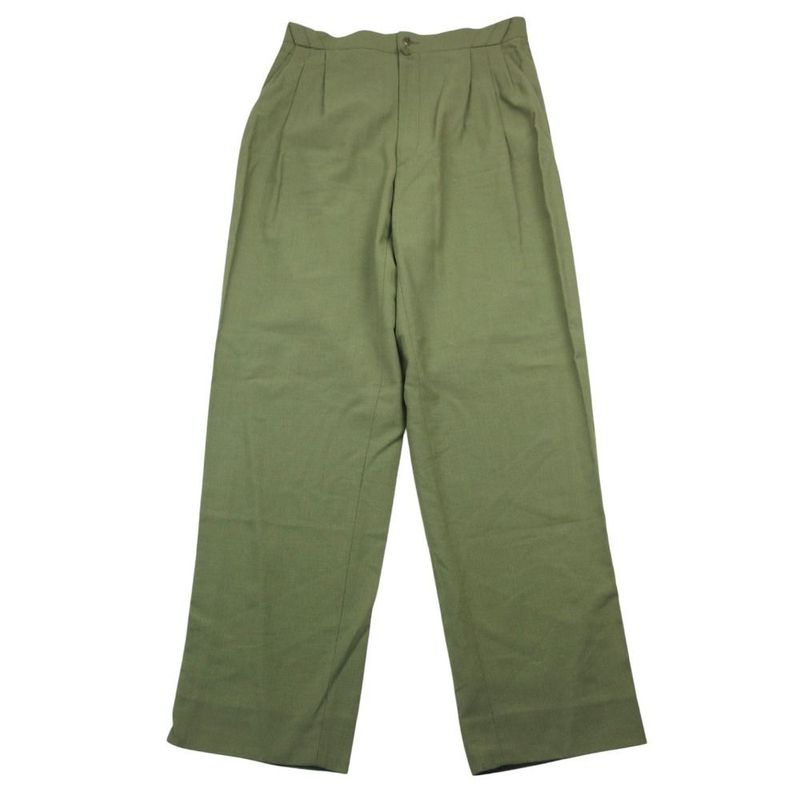 Versace Vintage Gianni Trousers 3 Tuck Pants Wool Nylon 52 XL