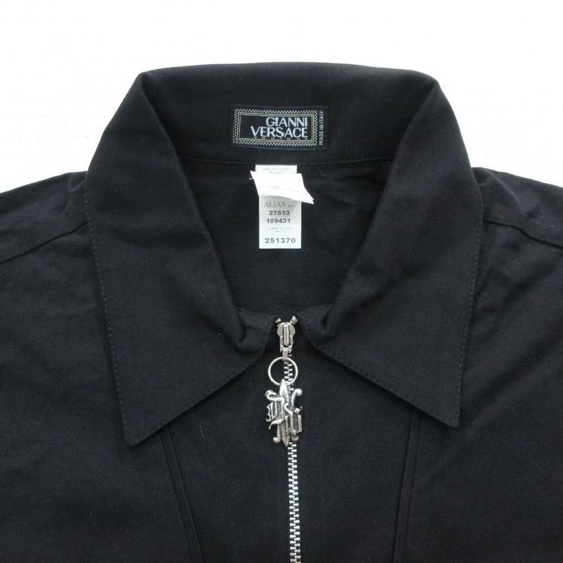 Versace Vintage Gianni Half Zip Shirt Short Sleeve