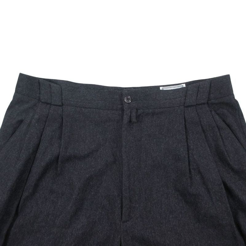 Versace Vintage Gianni Trousers 3 Tuck Pants Cashmere Wool