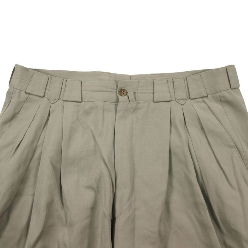Versace Vintage Gianni Trousers Pants 3 Tuck Wool