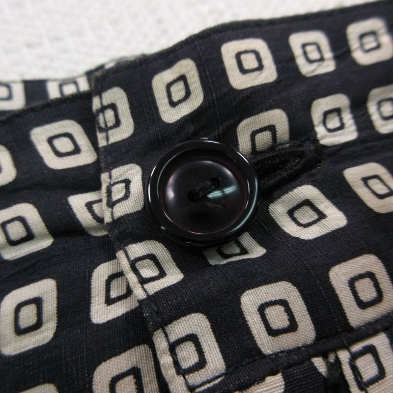 Versace Vintage Gianni Silk Trousers Pants All Over Pattern 52