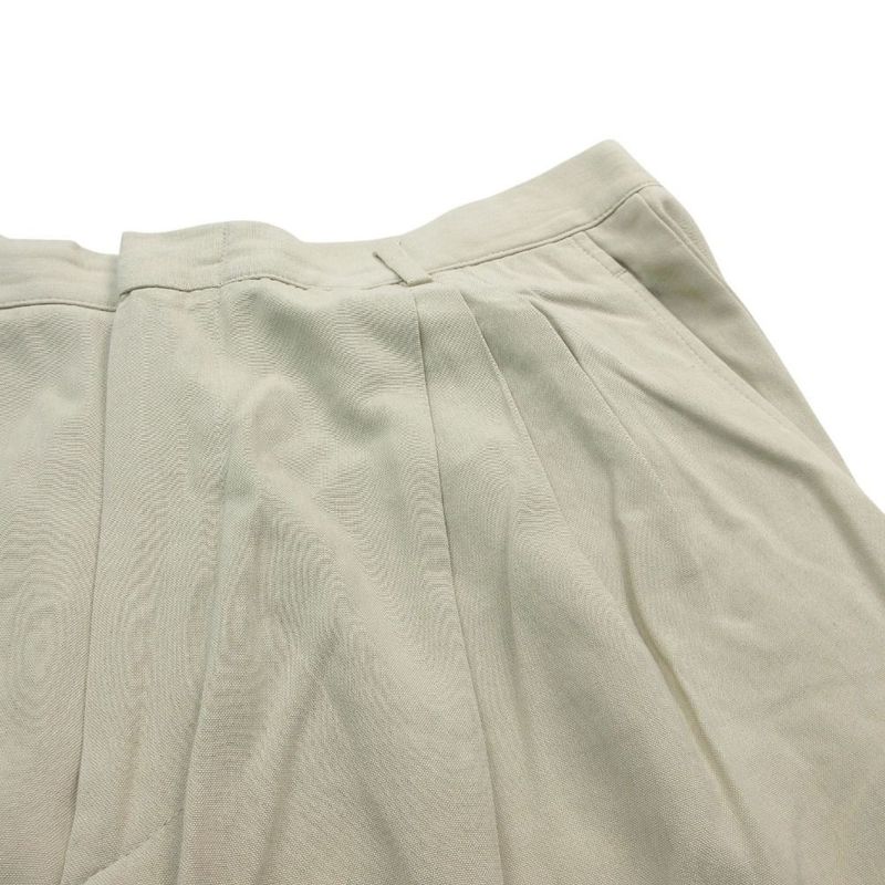 Versace Vintage Gianni Silk Trousers Pants 3 Tuck 52 XL Beige