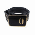 Dior Trotter Pattern Square Buckle Black 79