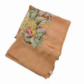 Gucci Silk Large Scarf Flower Print Orange