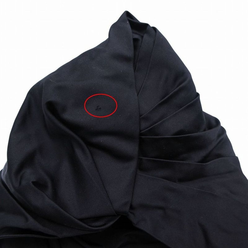 Prada Silk Turban Bandana Cap Hat Hair Black