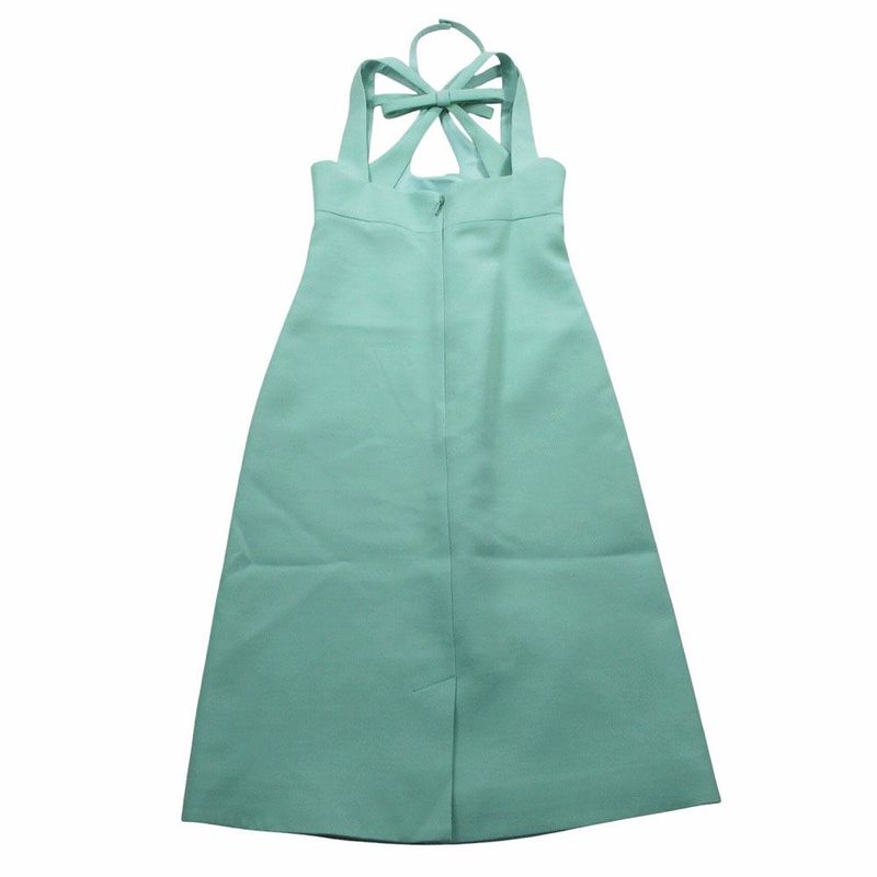 Gucci Silk Blend Camisole Dress Knee Length Light Green 36