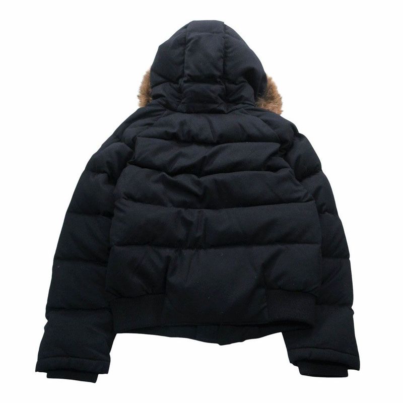 Bvlgari Moncler Coyote Rabbit Fur Down Jacket Black 1