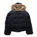 Bvlgari Moncler Coyote Rabbit Fur Down Jacket Black 1