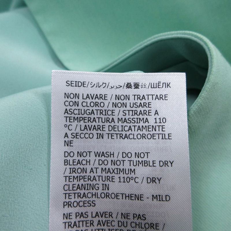 Gucci Silk Blend Camisole Dress Knee Length Light Green 36