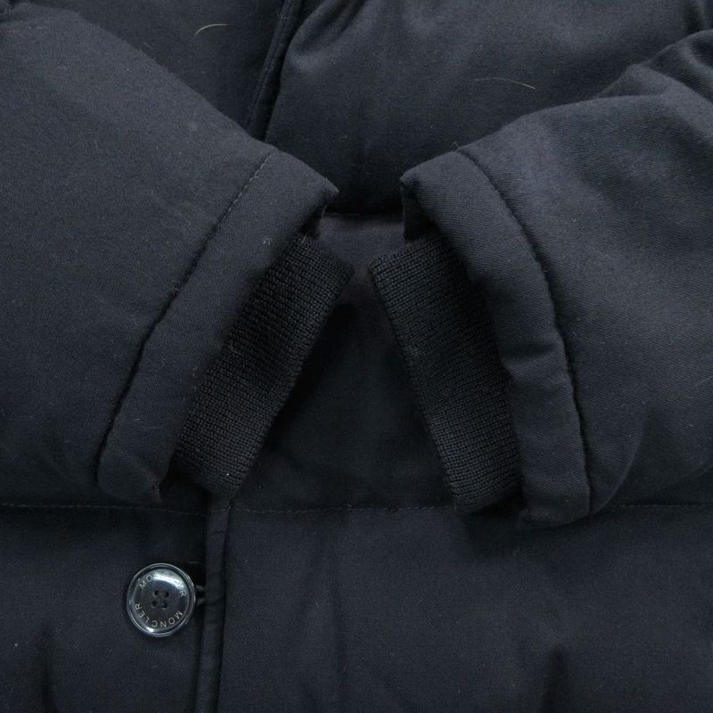 Bvlgari Moncler Coyote Rabbit Fur Down Jacket Black 1