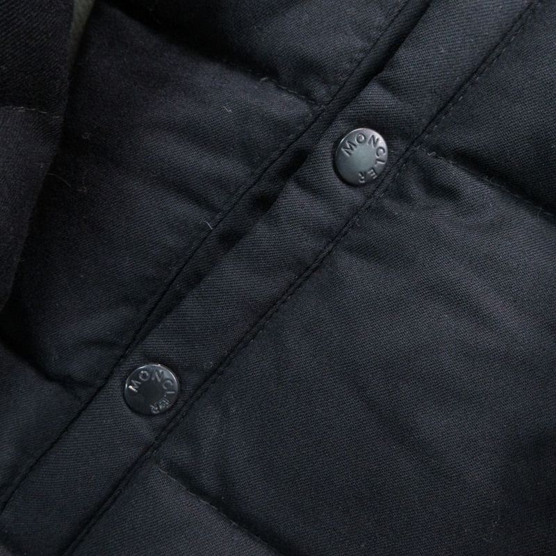 Bvlgari Moncler Coyote Rabbit Fur Down Jacket Black 1