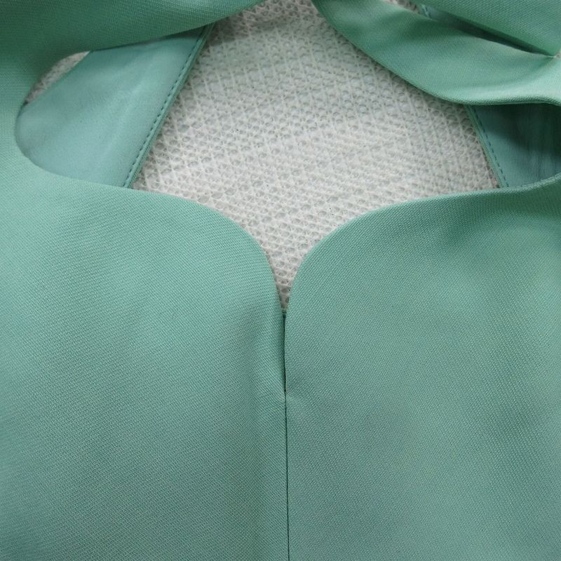 Gucci Silk Blend Camisole Dress Knee Length Light Green 36