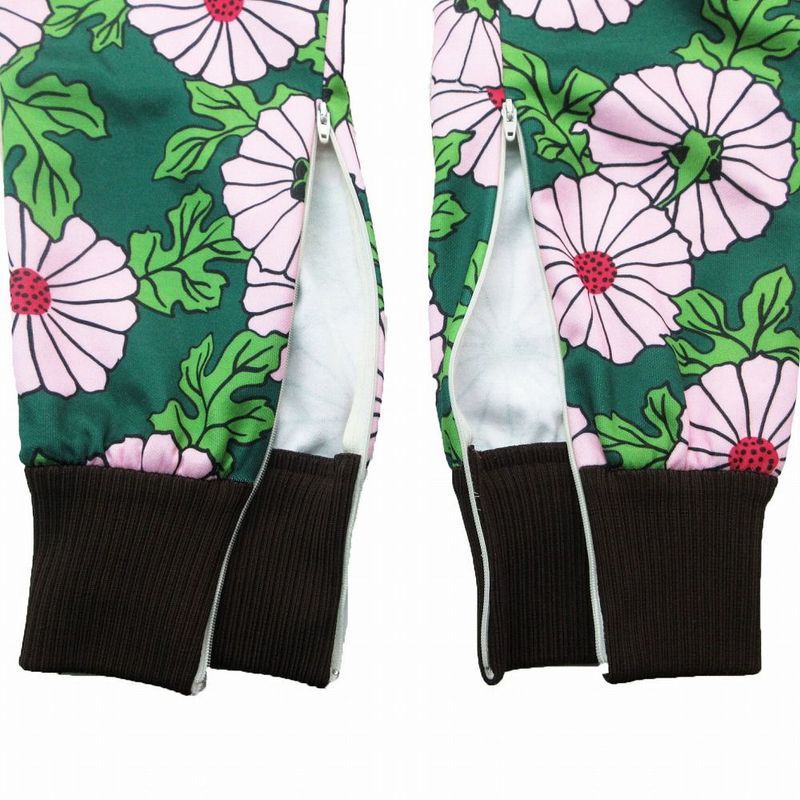 Gucci Ken Scott Sideline Flower Print Sweatpants S Green