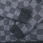 Louis Vuitton Czu Damier Cresque Neck Knit Sweater Pullover Top