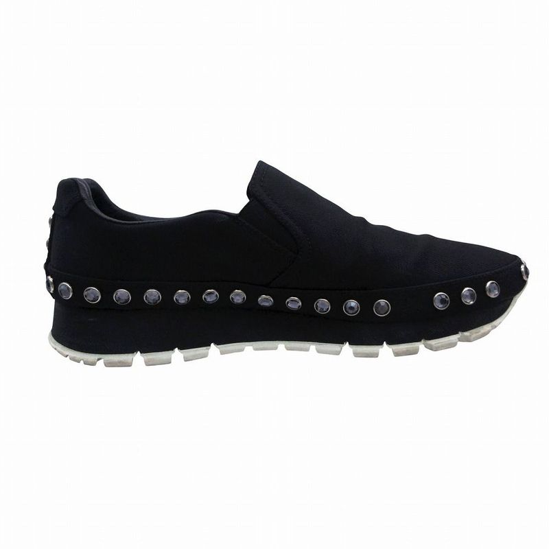 Prada Sport Slip on Sneakers Visual Leather 38.5