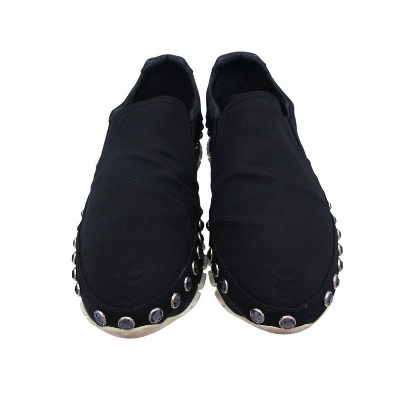 Prada Sport Slip on Sneakers Visual Leather 38.5