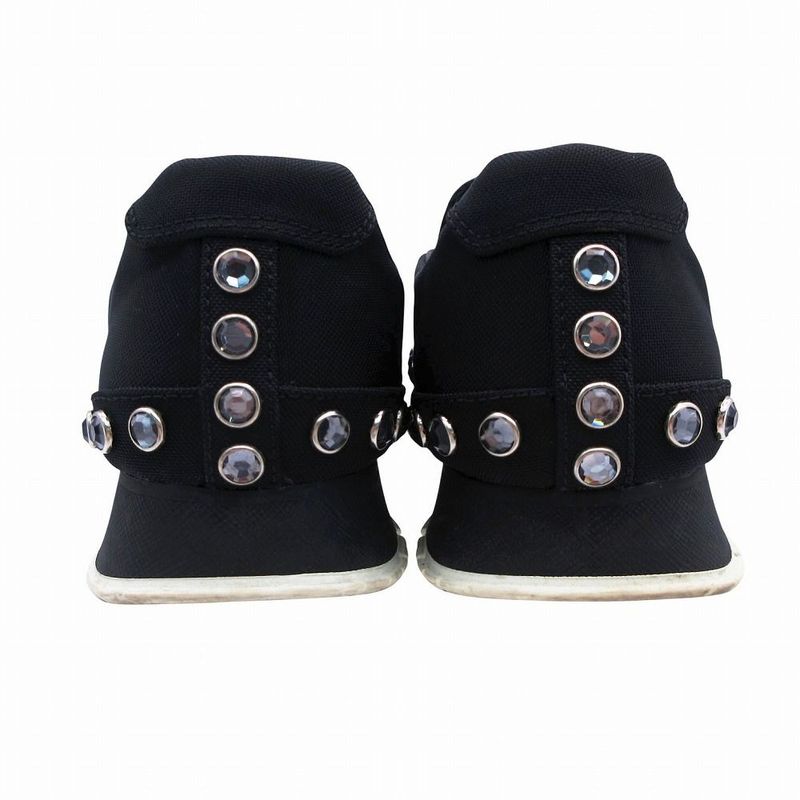 Prada Sport Slip on Sneakers Visual Leather 38.5