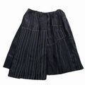 Prada Gathered All Over Pattern Pleated Skirt Calf Length 38