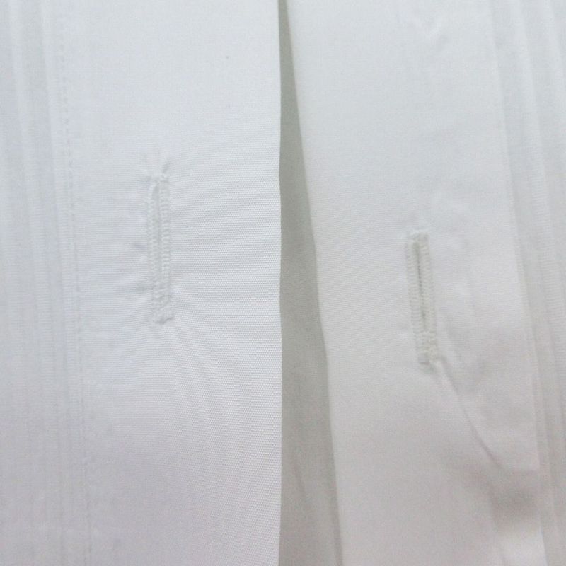 Louis Vuitton Dress Shirt Wing Collar Pleated Long Sleeve Cotton Top 42