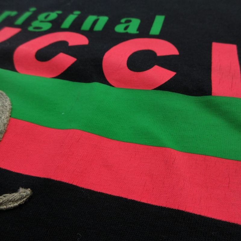 Gucci T-Shirt Short Sleeve Cat Embroidery Web