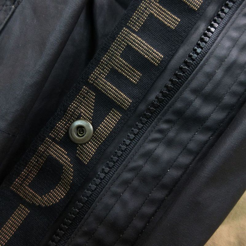 Fendi Coating Stand Collar Coat with Inner Vest Layered Black 40