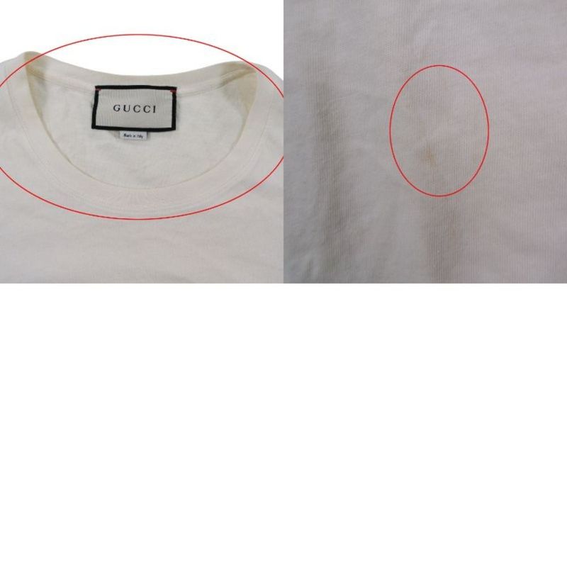 Gucci Bear T-Shirt Pullover Top Crew Neck Top Short Sleeve Sweater